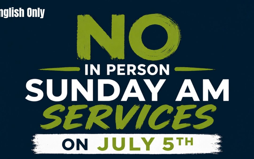 NO in person Services 5th